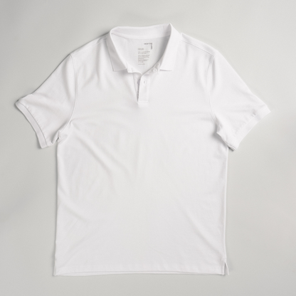 Polo Shirt | Pima Piqué | White