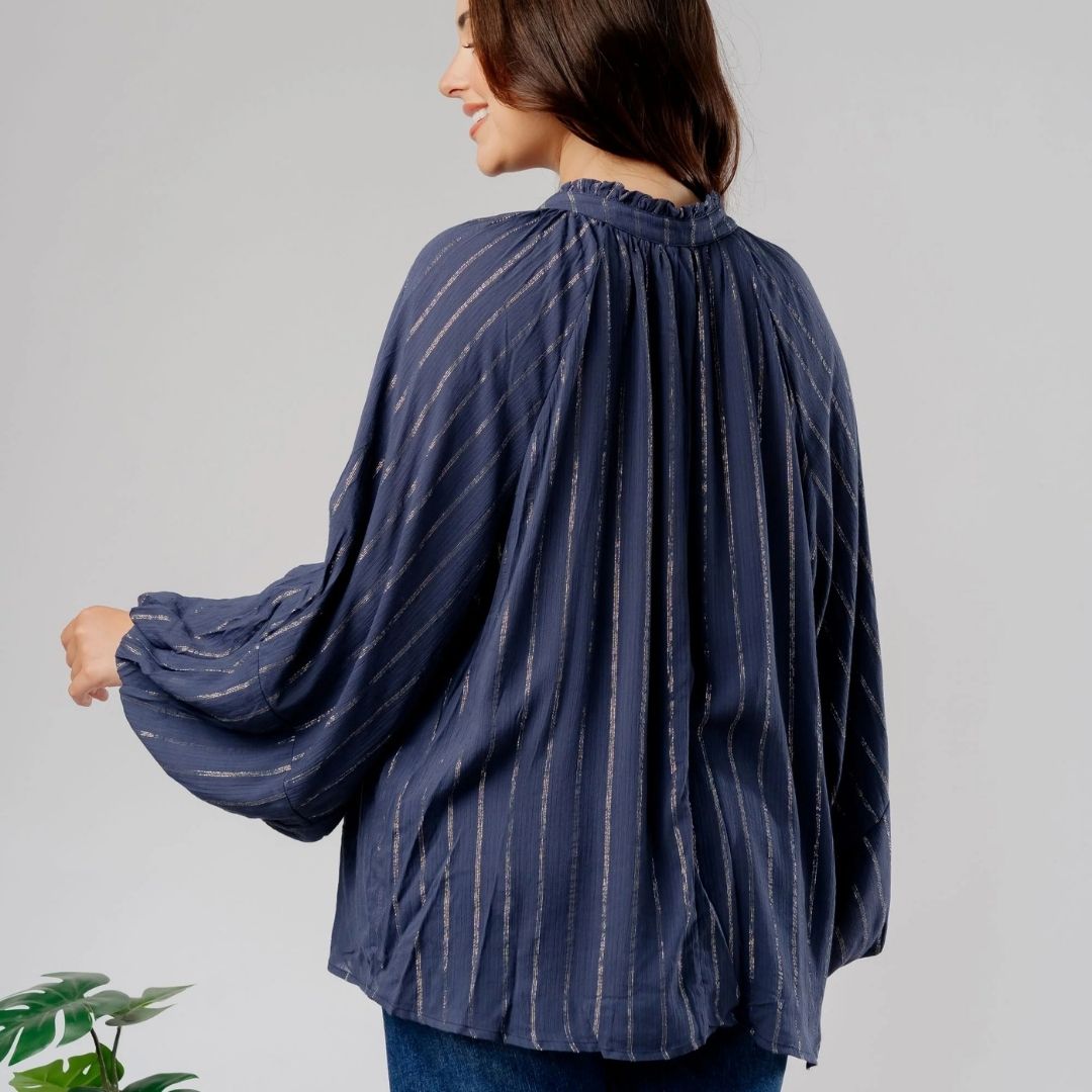 Blusa Miranda Azul - Aguacate Shop Perú