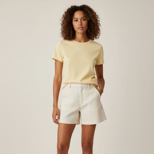 T-shirt | Everyday Pima | Peach Sorbet - Aguacate Shop Perú