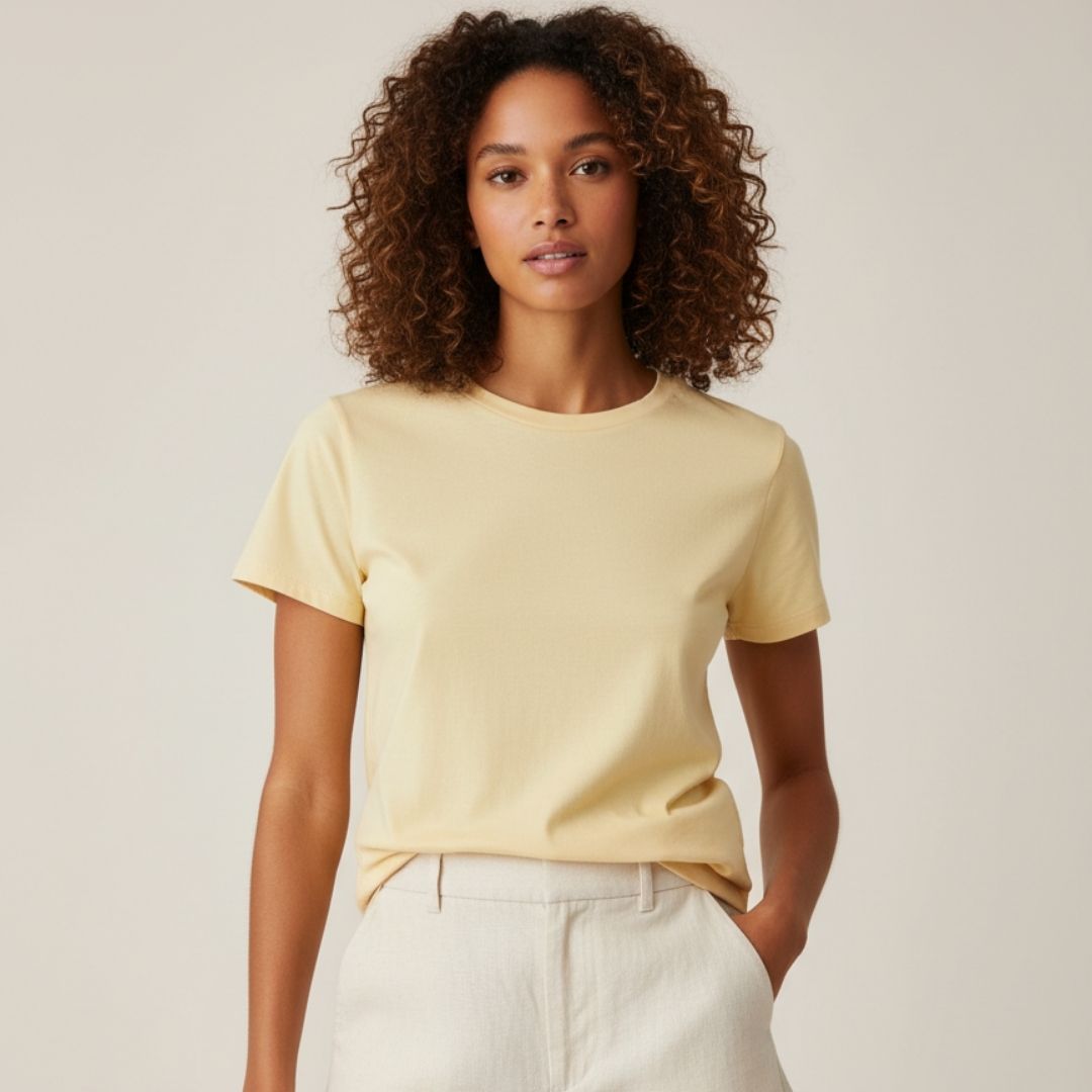 T-shirt | Everyday Pima | Peach Sorbet - Aguacate Shop Perú