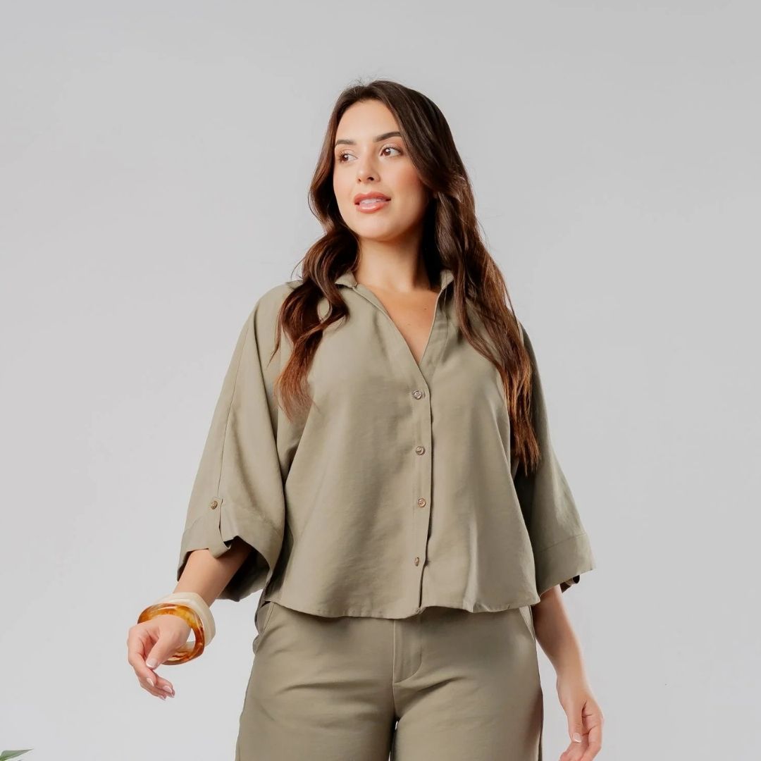 Blusa Madrid Verde - Aguacate Shop Perú