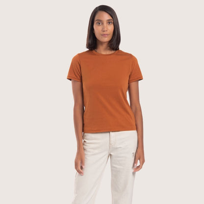 T-shirt | Everyday Pima | Leather Brown - Aguacate Shop Perú