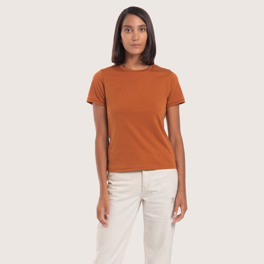 T-shirt | Everyday Pima | Leather Brown - Aguacate Shop Perú