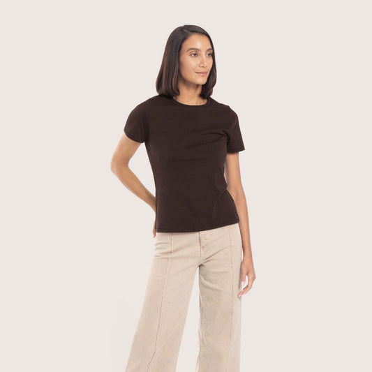 T-shirt | Everyday Pima | Dark Chocolate - Aguacate Shop Perú