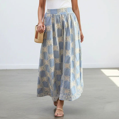 Falda Antonella celeste - Aguacate Shop Perú