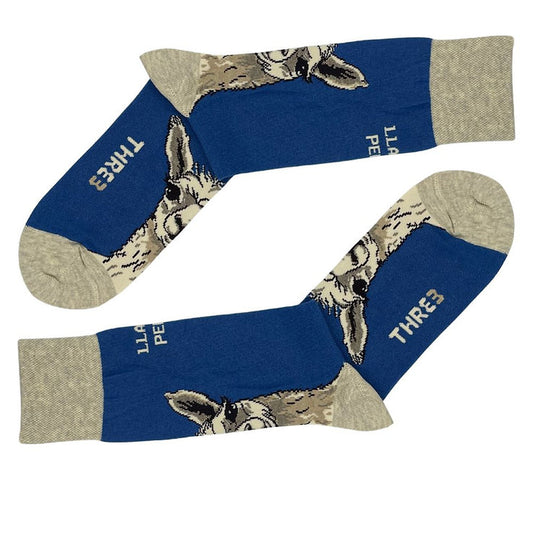 CALCETINES CASUALES LLAMAS FACE L