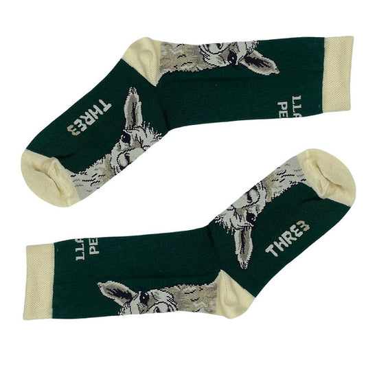 CALCETINES CASUALES LLAMAS FACE M