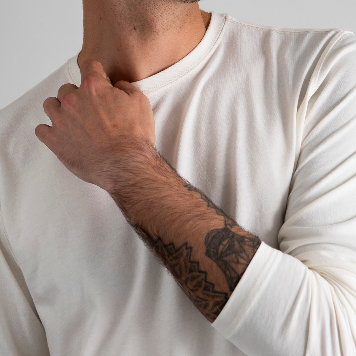 Long Sleeve | Pima Original | Chalk White - Aguacate Shop Perú