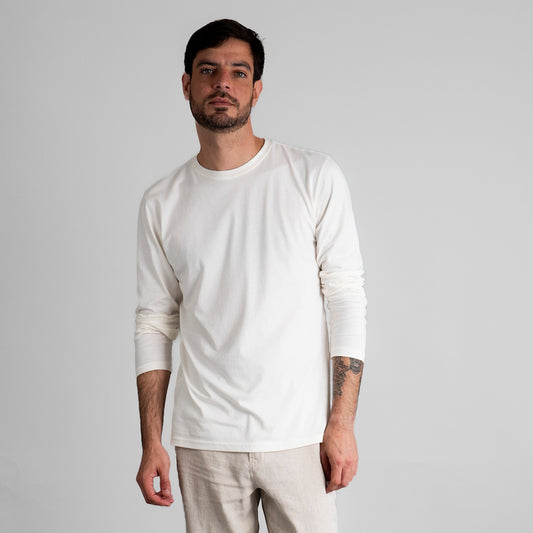 Long Sleeve | Pima Original | Chalk White - Aguacate Shop Perú
