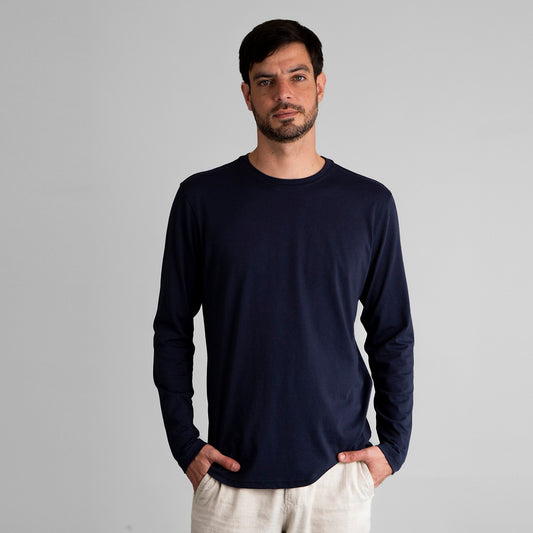 Long Sleeve | Pima Original | Midnight Blue - Aguacate Shop Perú