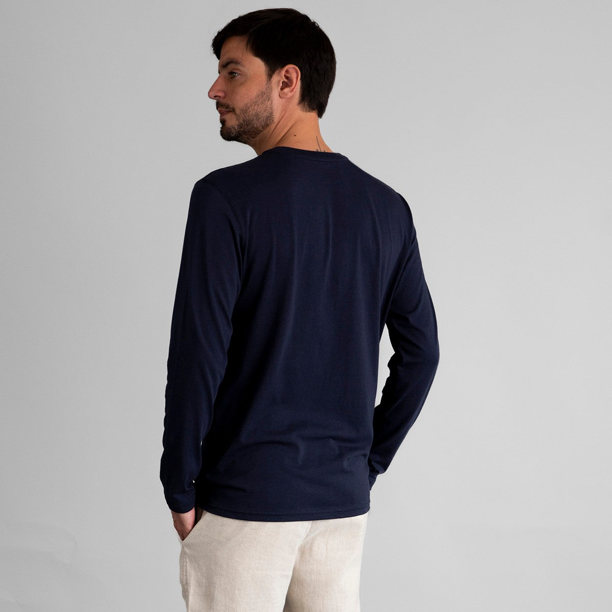 Long Sleeve | Pima Original | Midnight Blue - Aguacate Shop Perú