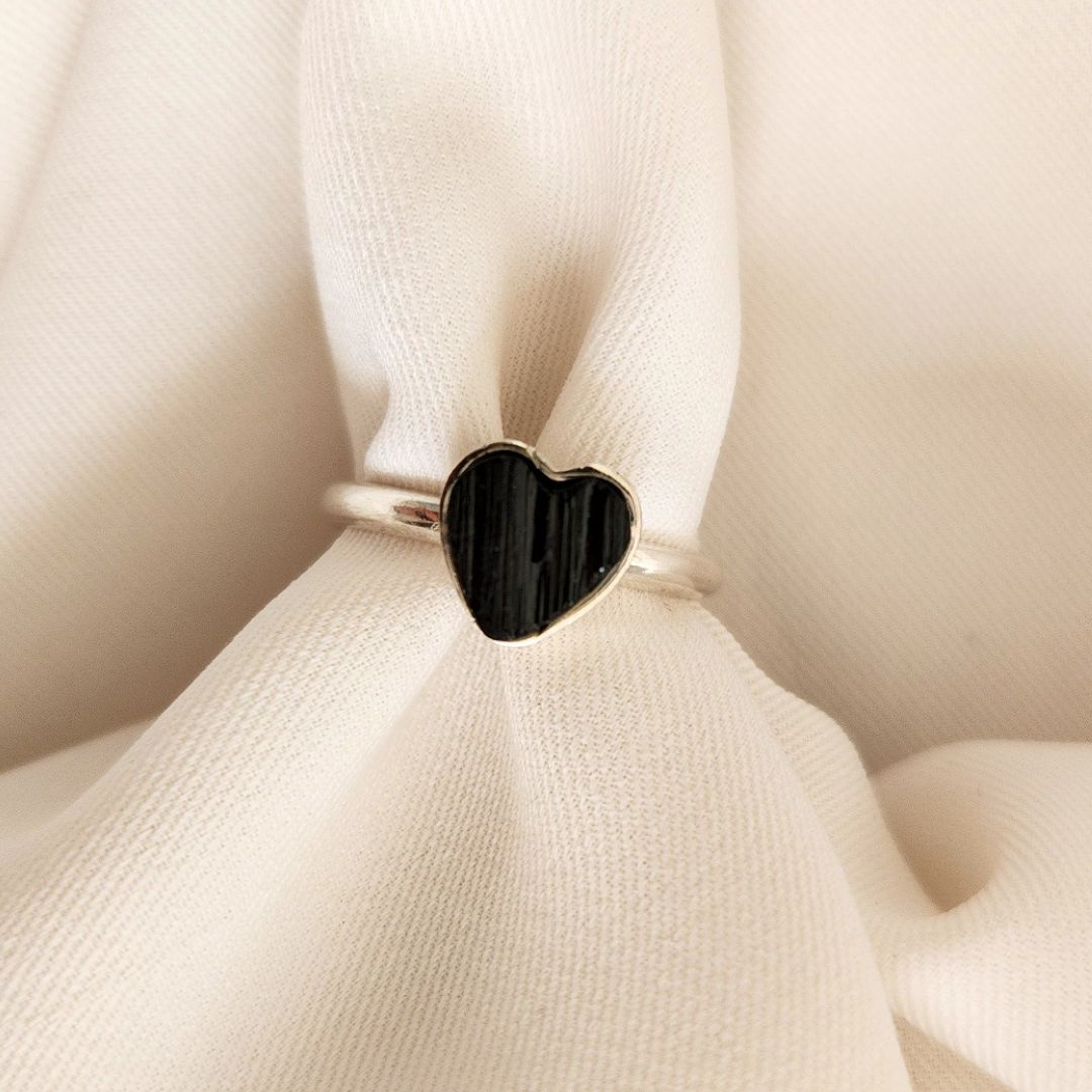 Anillo Turmalina Corazón