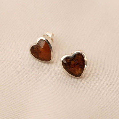 Aretes Citrino Corazón