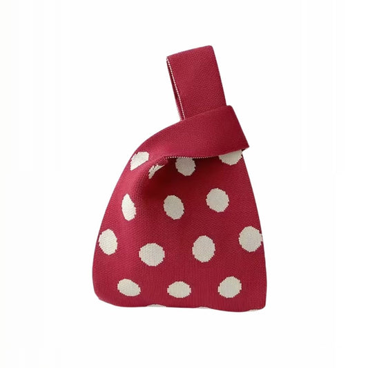 Polka Bag (rojo con blanco) - Aguacate Shop Perú