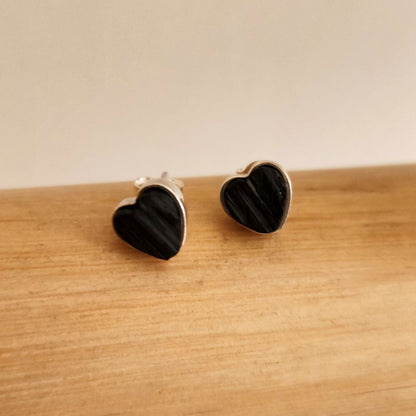 Aretes Turmalina Corazón