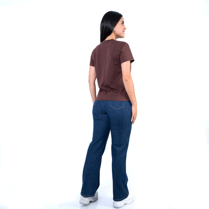 Pantalón Denim Straight Janick - Natural