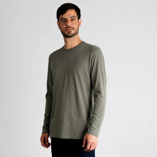 Long Sleeve | Pima Original | Dark Olive - Aguacate Shop Perú