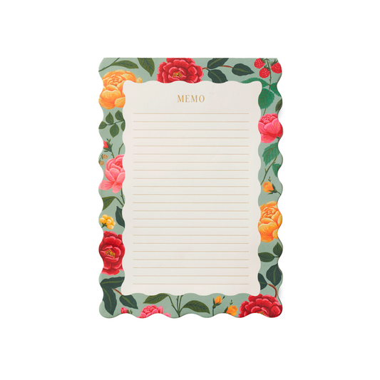 Memo notepad Roses