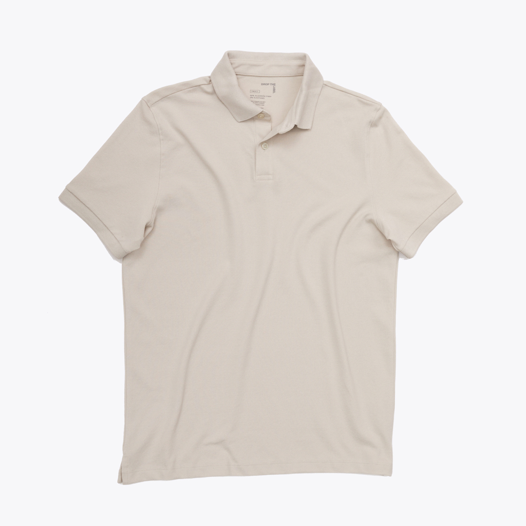 Polo Shirt | Pima Piqué | Concrete Gray