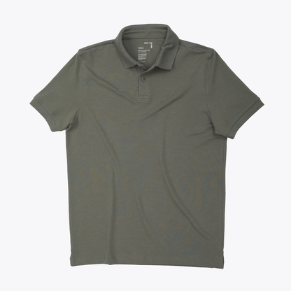 Polo Shirt | Pima Piqué | Dark Olive - Aguacate Shop Perú