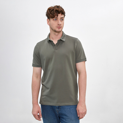 Polo Shirt | Pima Piqué | Dark Olive - Aguacate Shop Perú