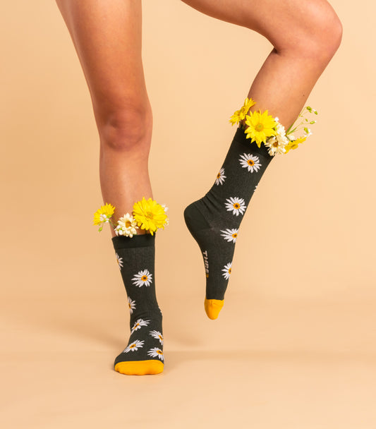 CALCETINES CASUALES MARGARITAS