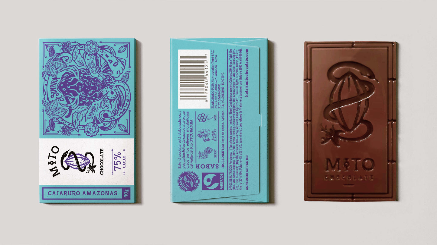 MITO 75% CACAO CAJARURO-AMAZONAS