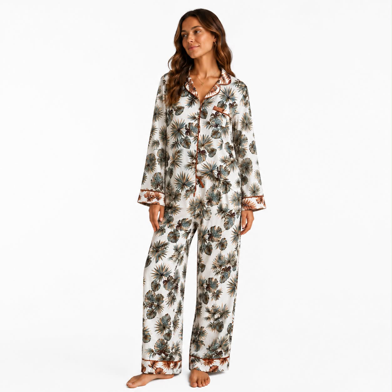 Pijama Palma Verde