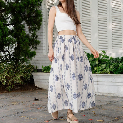 Falda Antonella azul - Aguacate Shop Perú