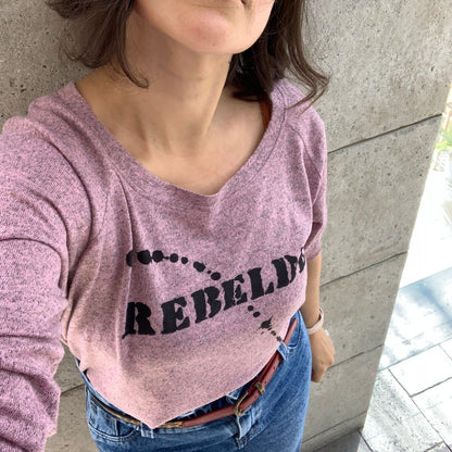 Polera Rebelde Salpicados